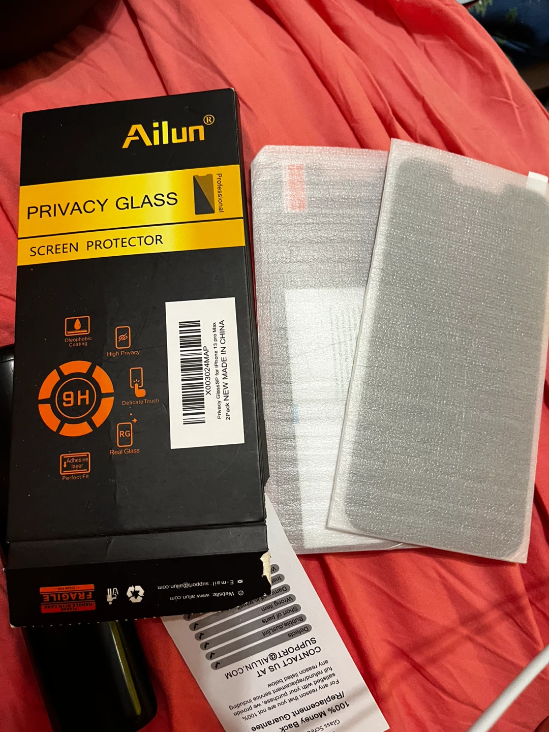 13 Pro privacy, glass screen protector - photo 3
