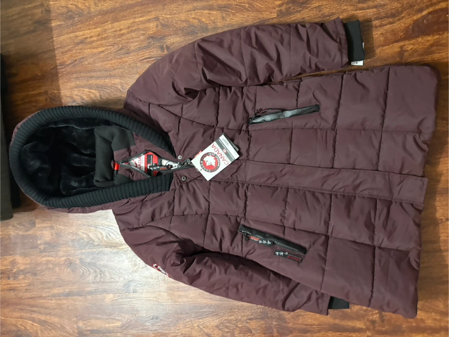 Canada Weather Gear Women's Parka - XL/TG - Burgundy