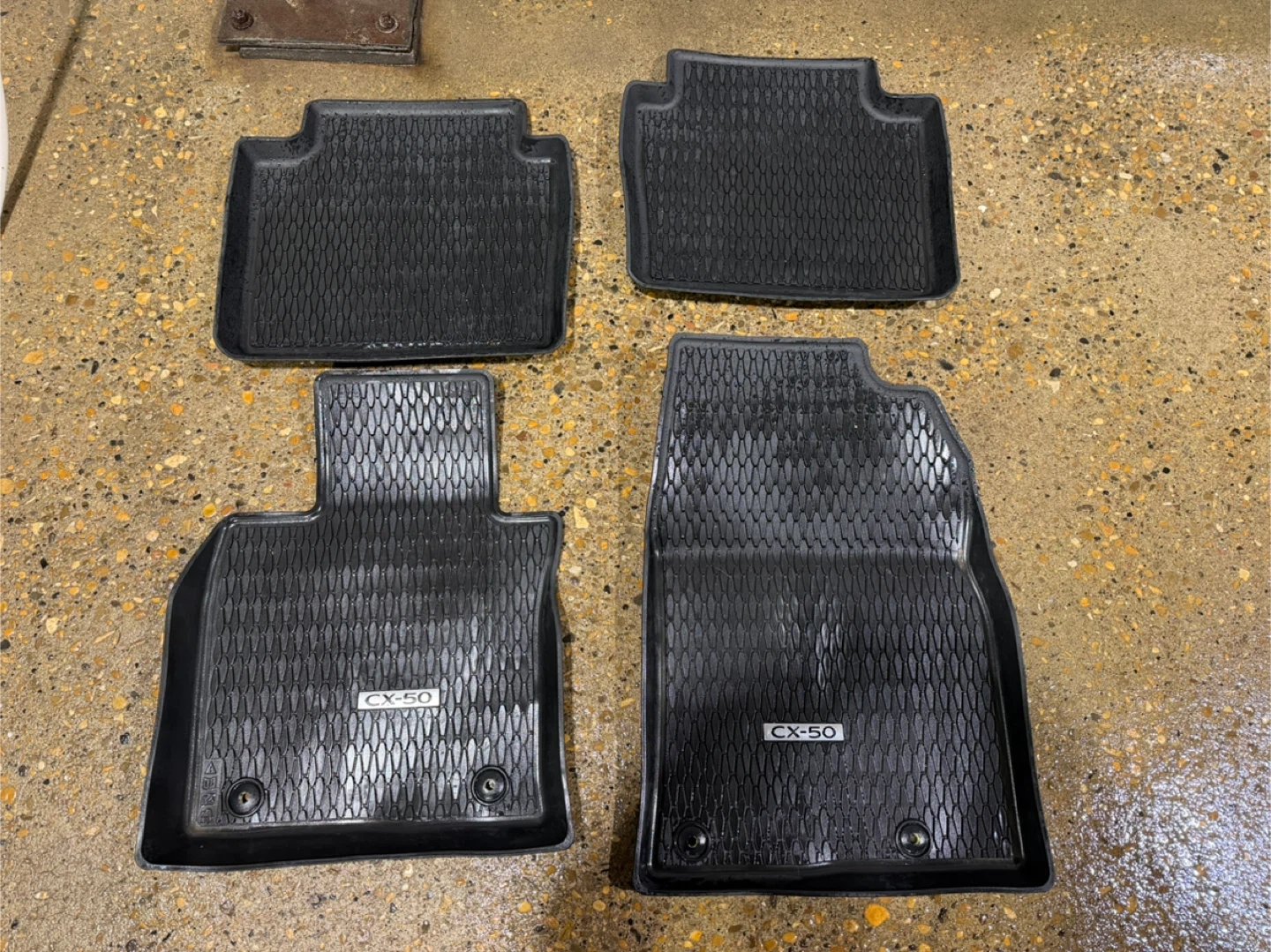 Mazda CX-50 OEM All-Weather Floor Mats (Front & back rows)