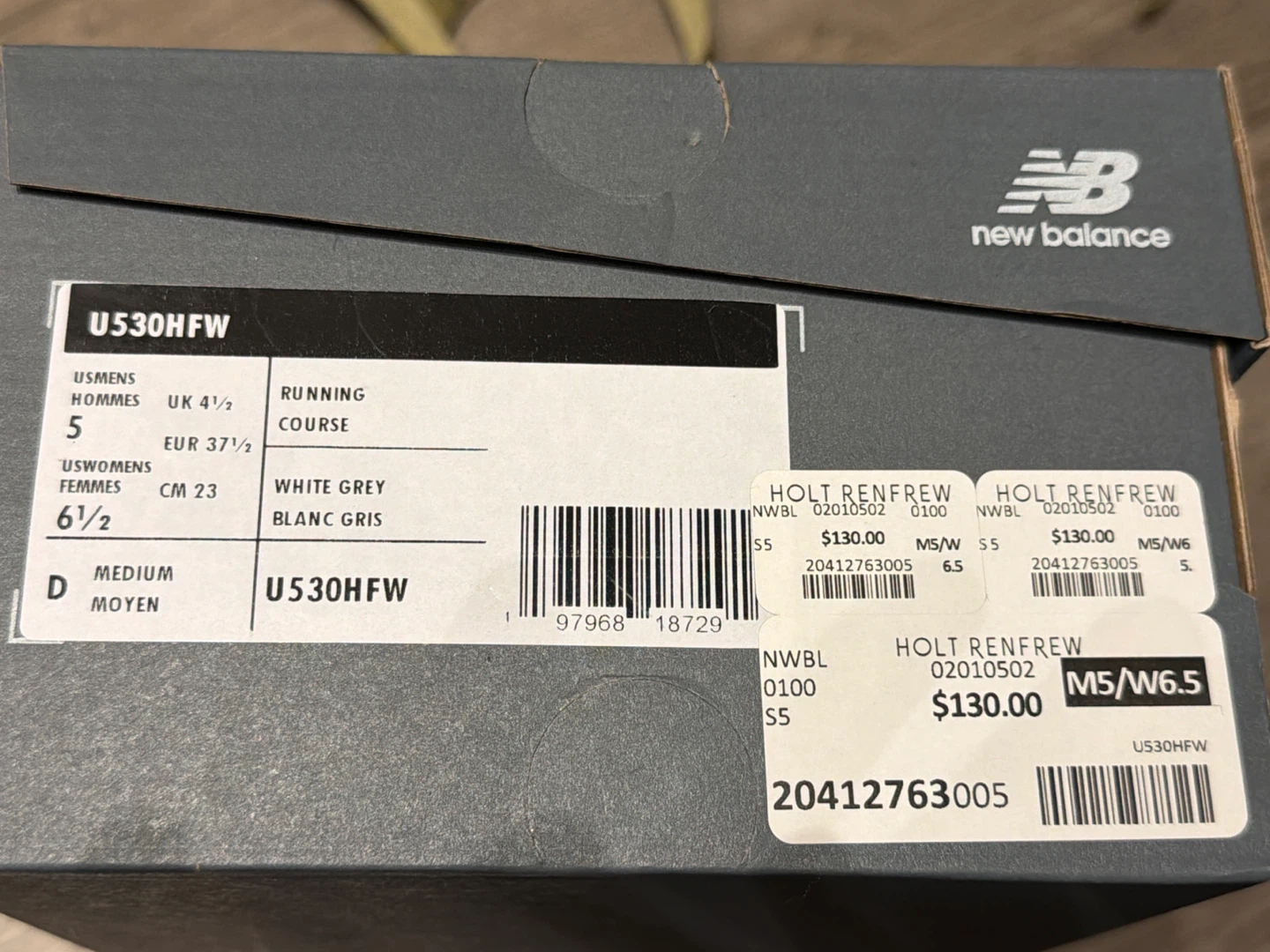 New Balance 530White Grey Running Shoes - photo 5