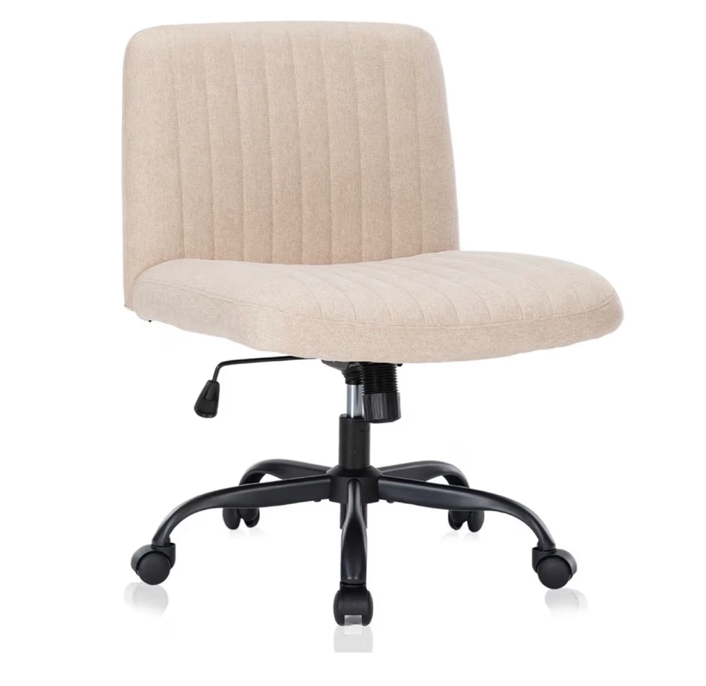 Light Beige Fabric Office Chair