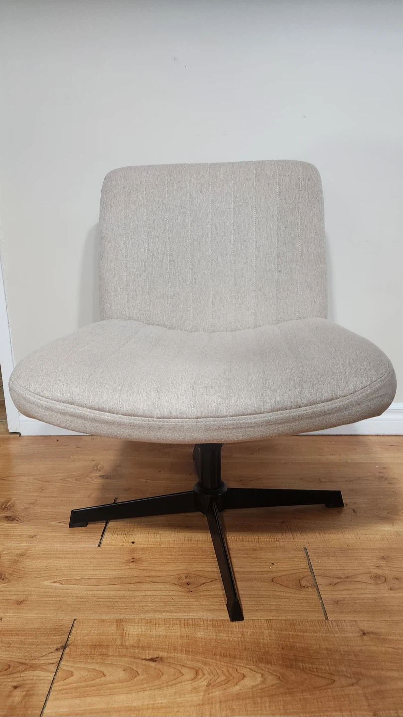 Light Beige Fabric Office Chair - photo 2