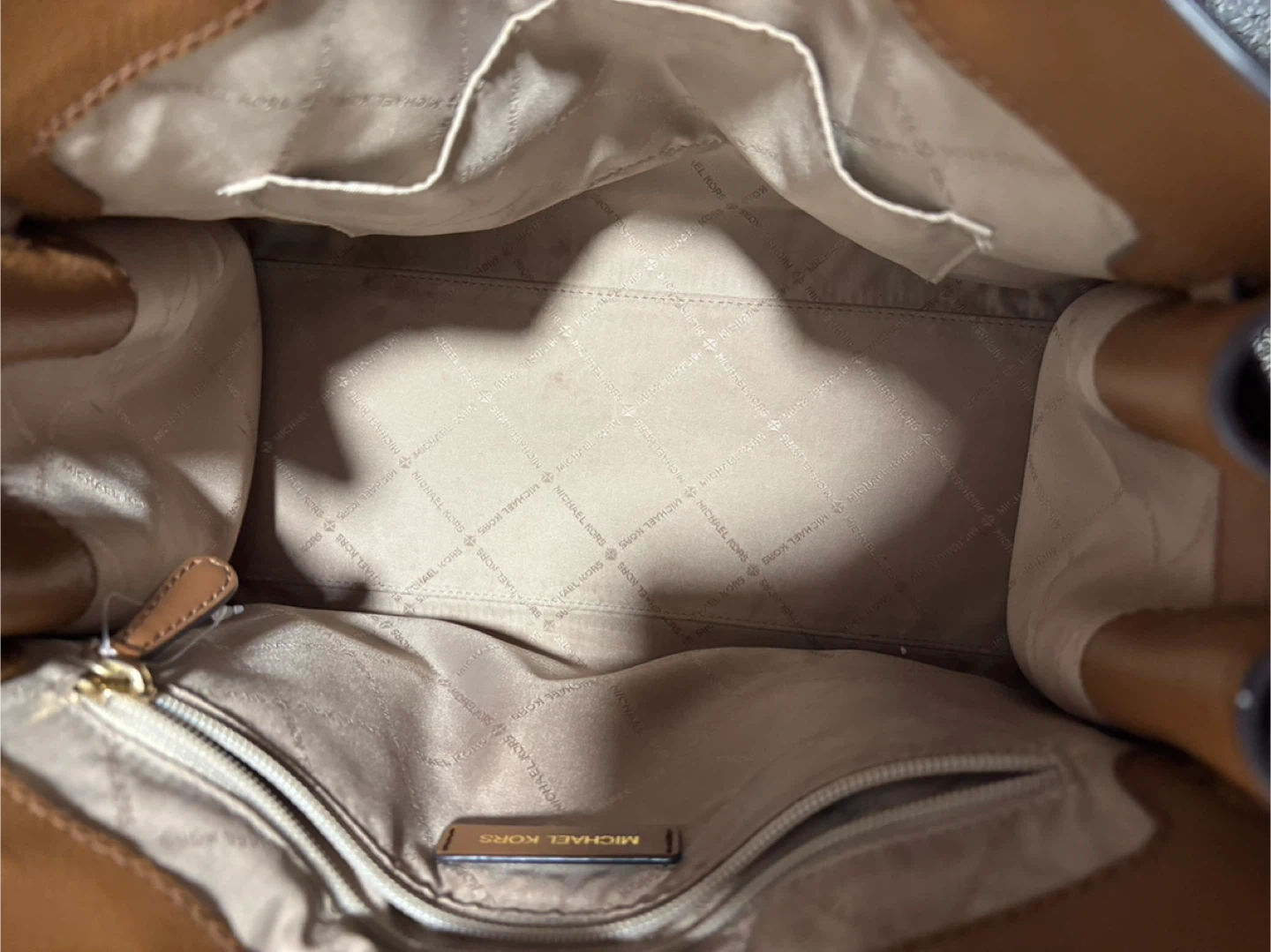 Michael Kors Signature Logo Satchel Bag - photo 4