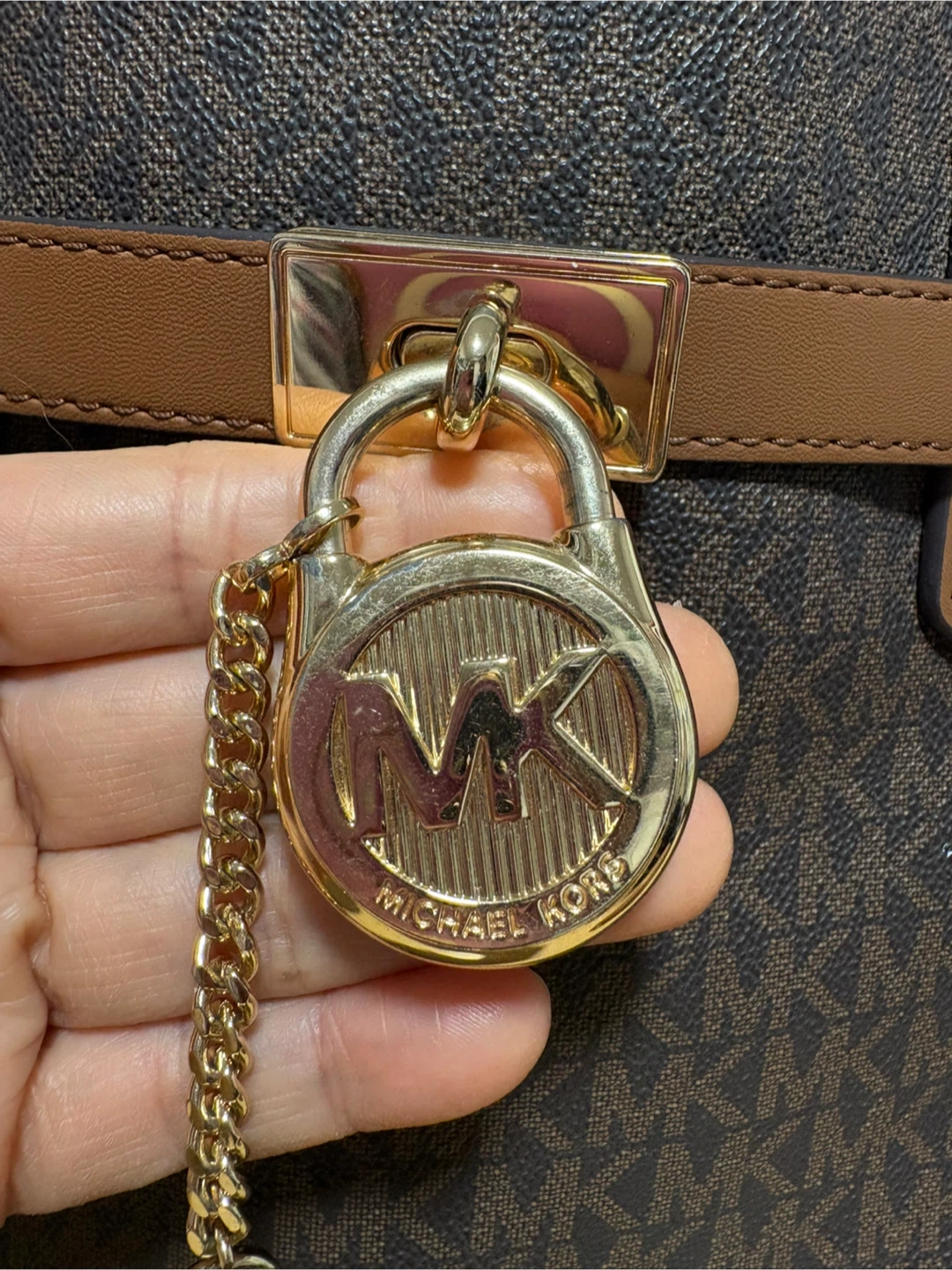 Michael Kors Signature Logo Satchel Bag - photo 2