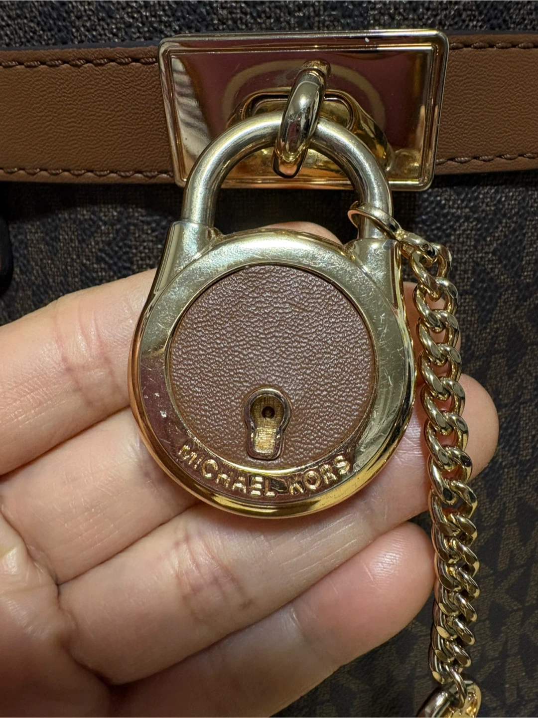 Michael Kors Signature Logo Satchel Bag - photo 3