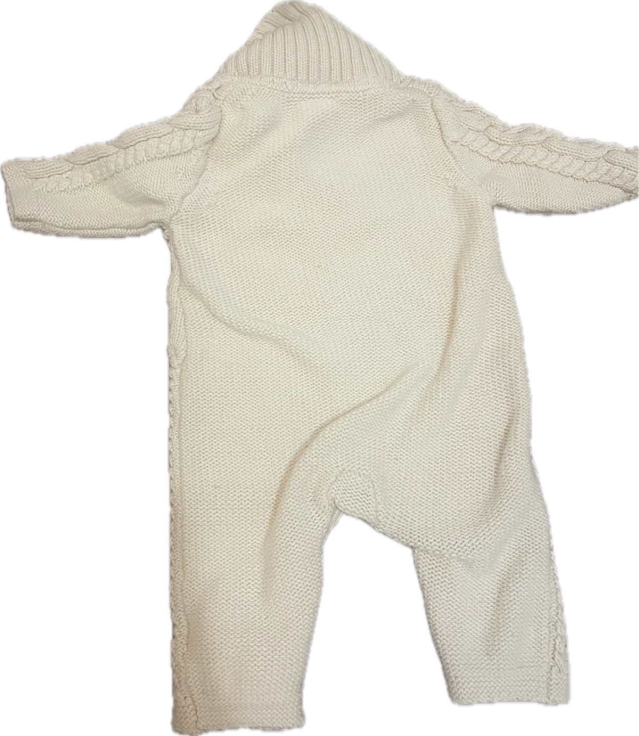 Baby Gap Cream Cable onesie  0-3 Months - photo 2
