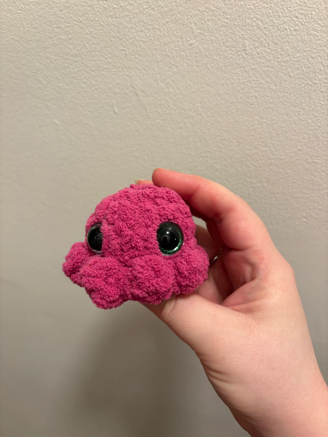 Pink Crocheted Stuffed Octopus Doll - photo 5