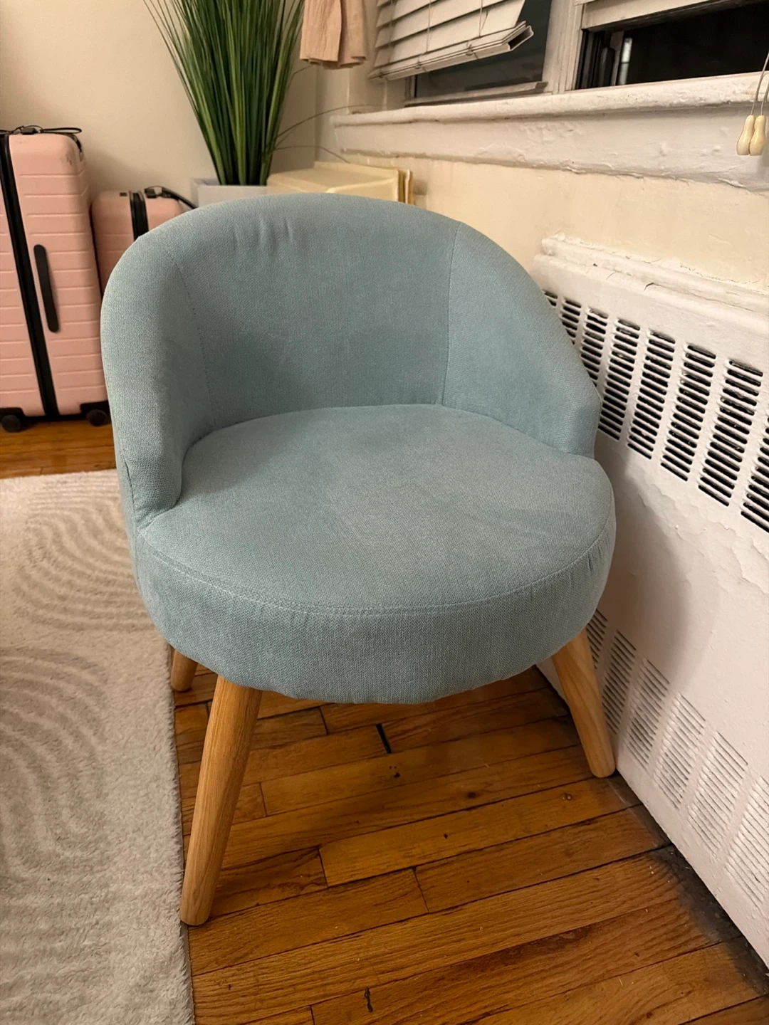 Light Blue Accent Chair - photo 2