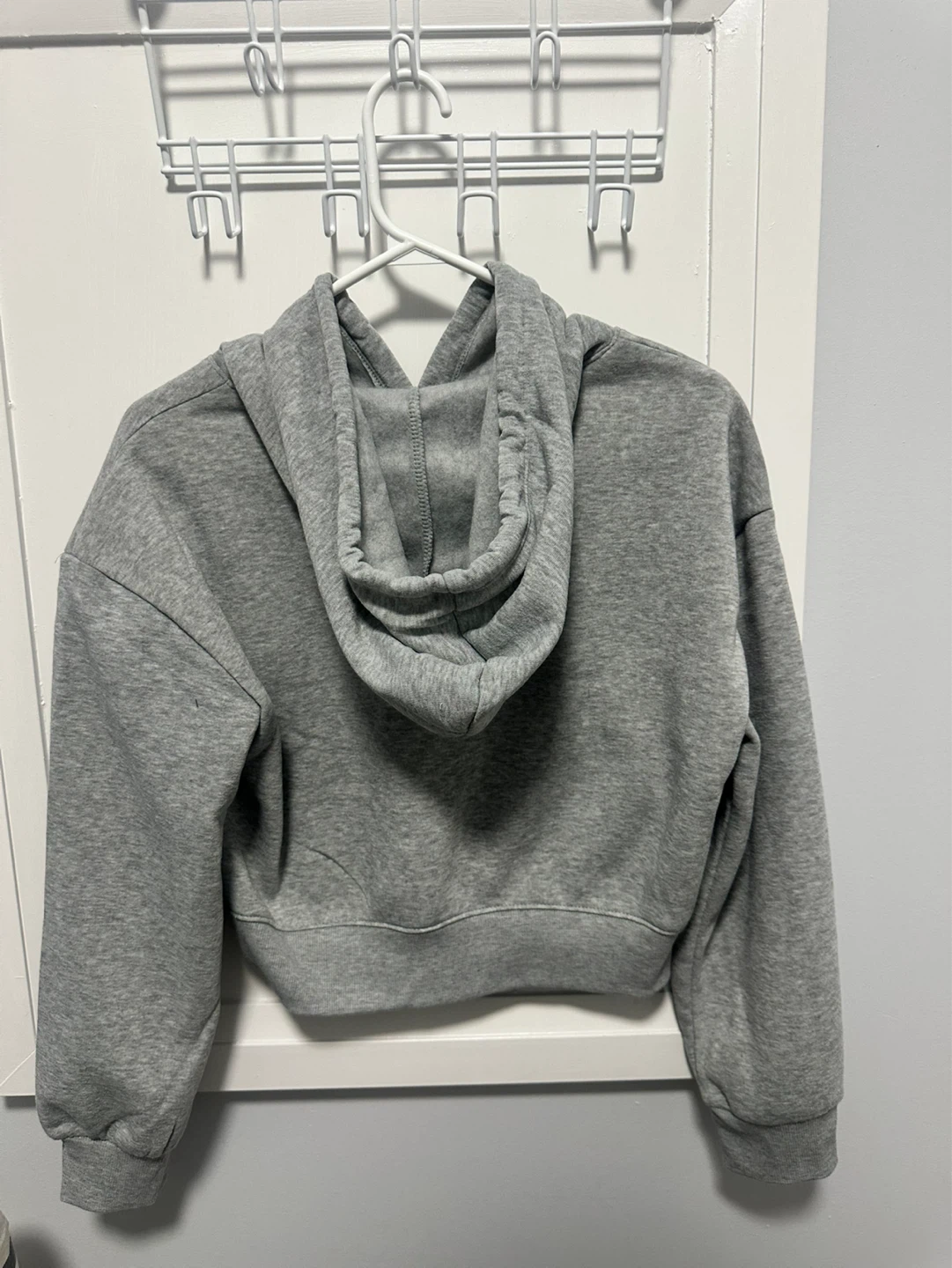 Grey Cropped Hoodie - photo 2