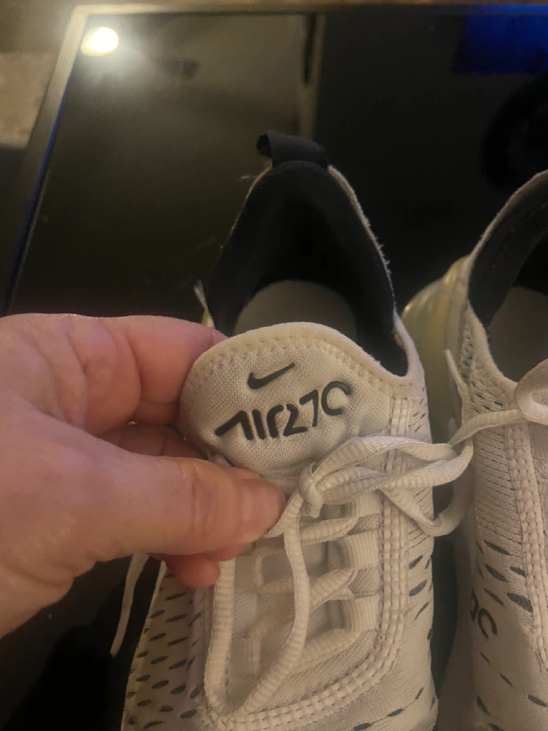 Nike Air Max 270 White Running Shoes - photo 2