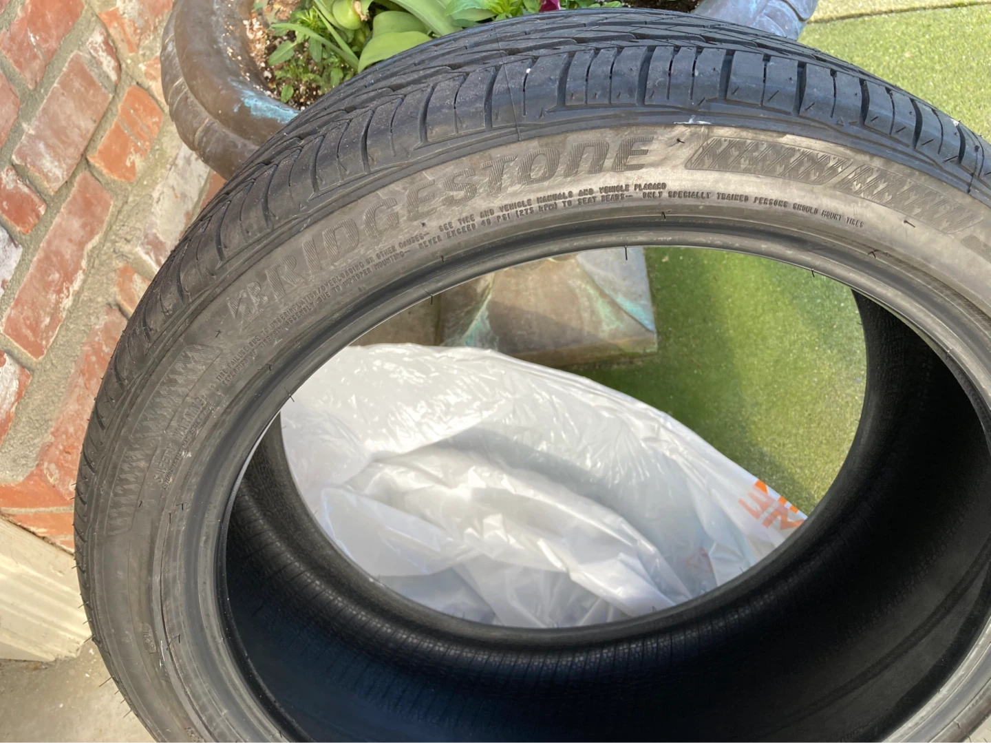 4 NEW 19” Bridgestone Tires All Seasons under 50 km $1400
