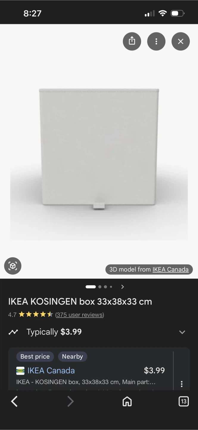 IKEA KALLAX Shelf Unit with 6 KOSINGEN Boxes - photo 3