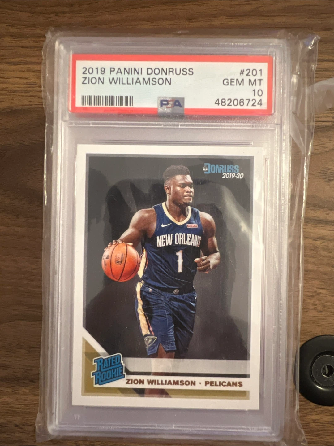 2019 Panini Donruss Zion Williamson #201 PSA 10 Gem Mint