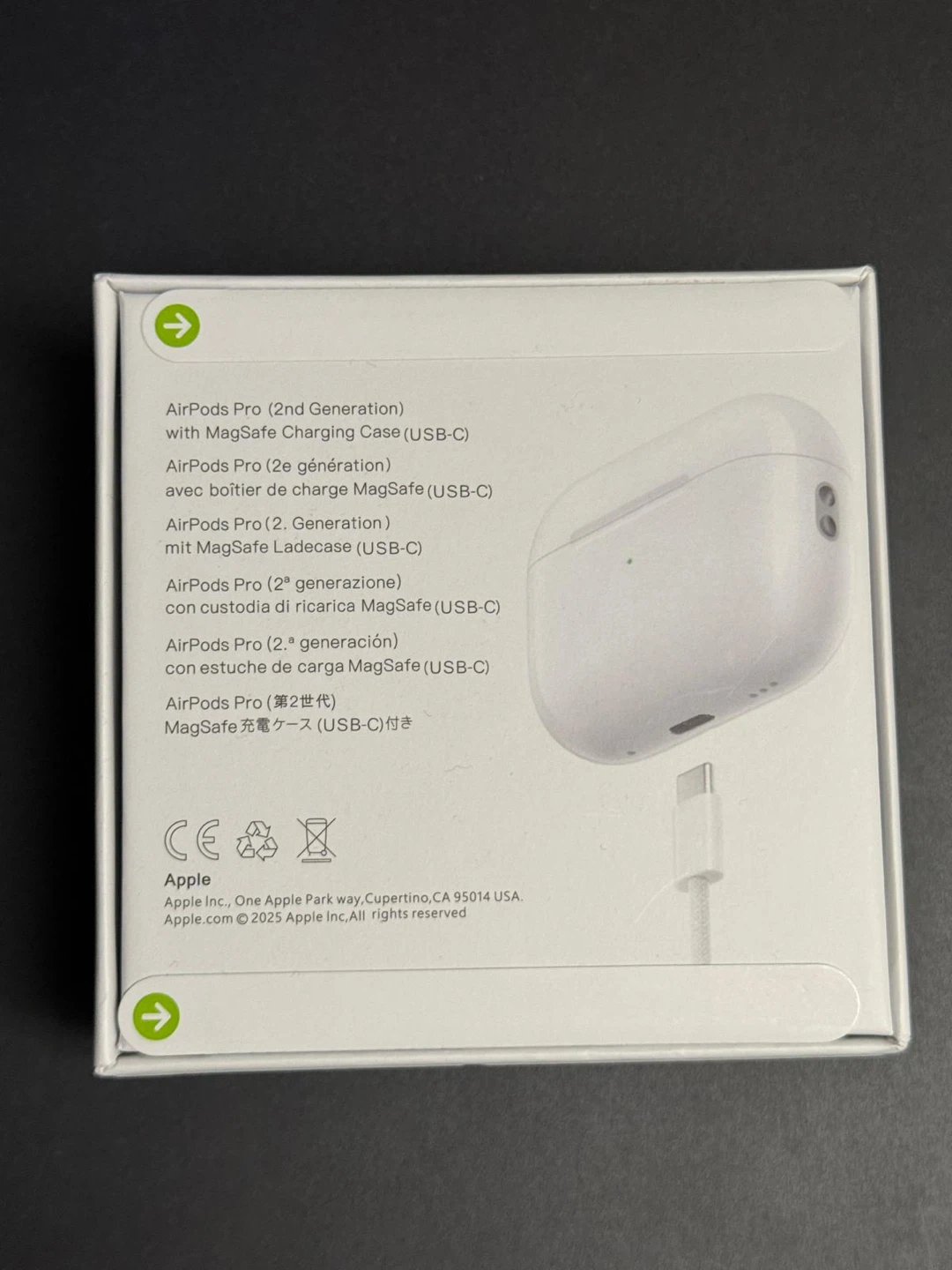 Apple AirPods Pro (2nd Generation) with MagSafe Charging Case - photo 2