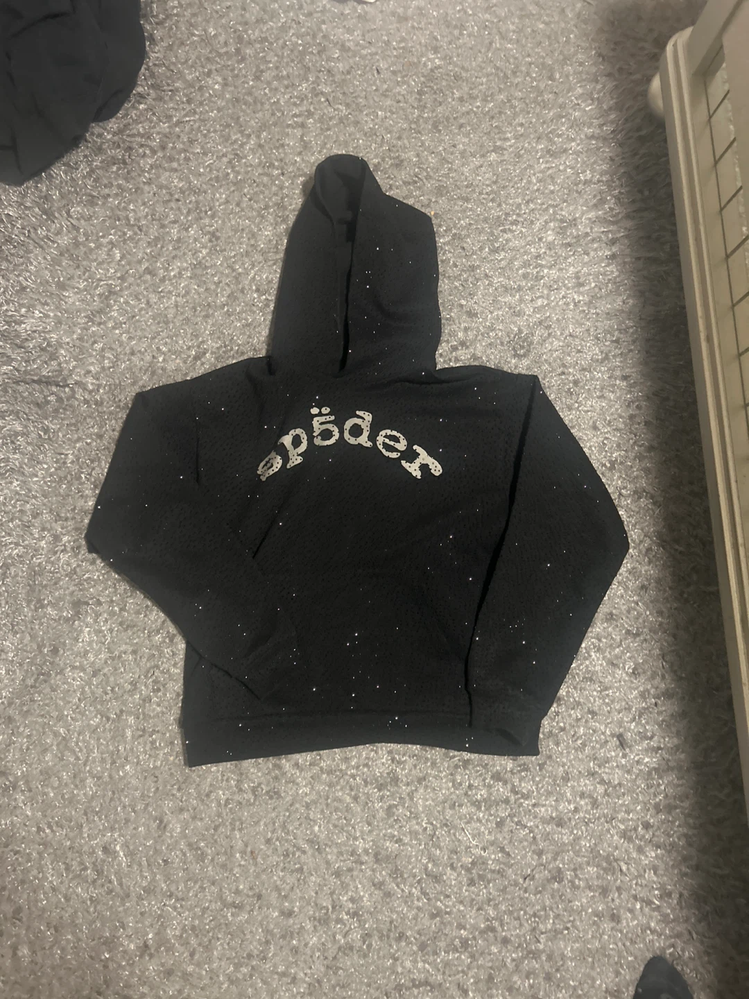 SP5DER vvs Hoodie Black Size Medium