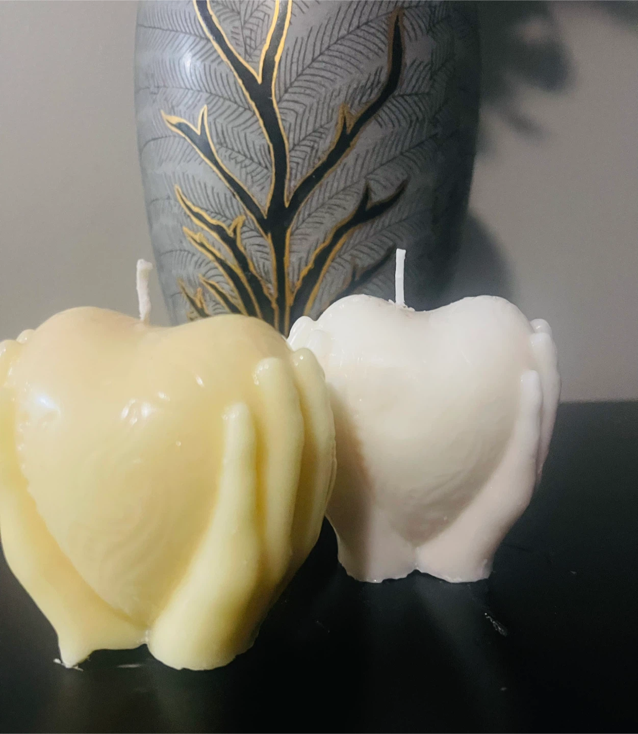 Hand-Shaped Heart Candles - photo 4