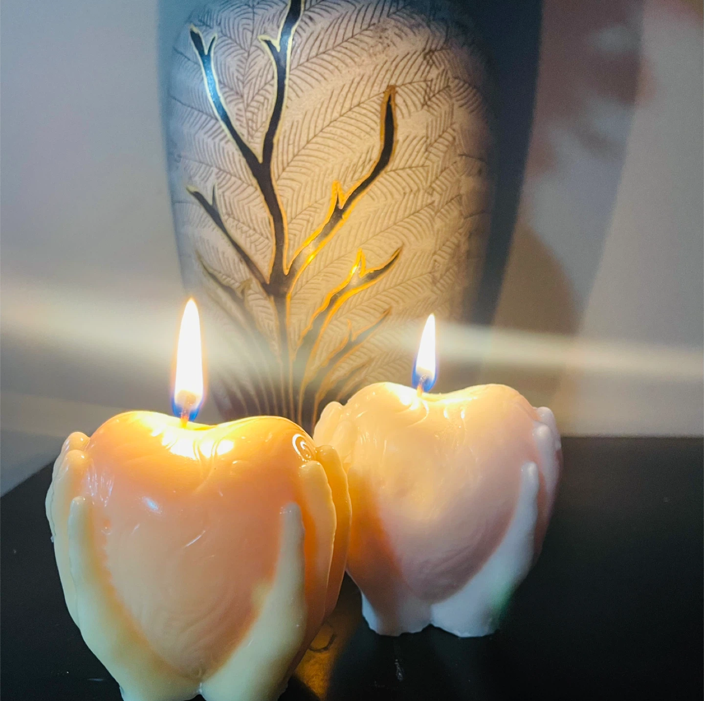 Hand-Shaped Heart Candles - photo 3