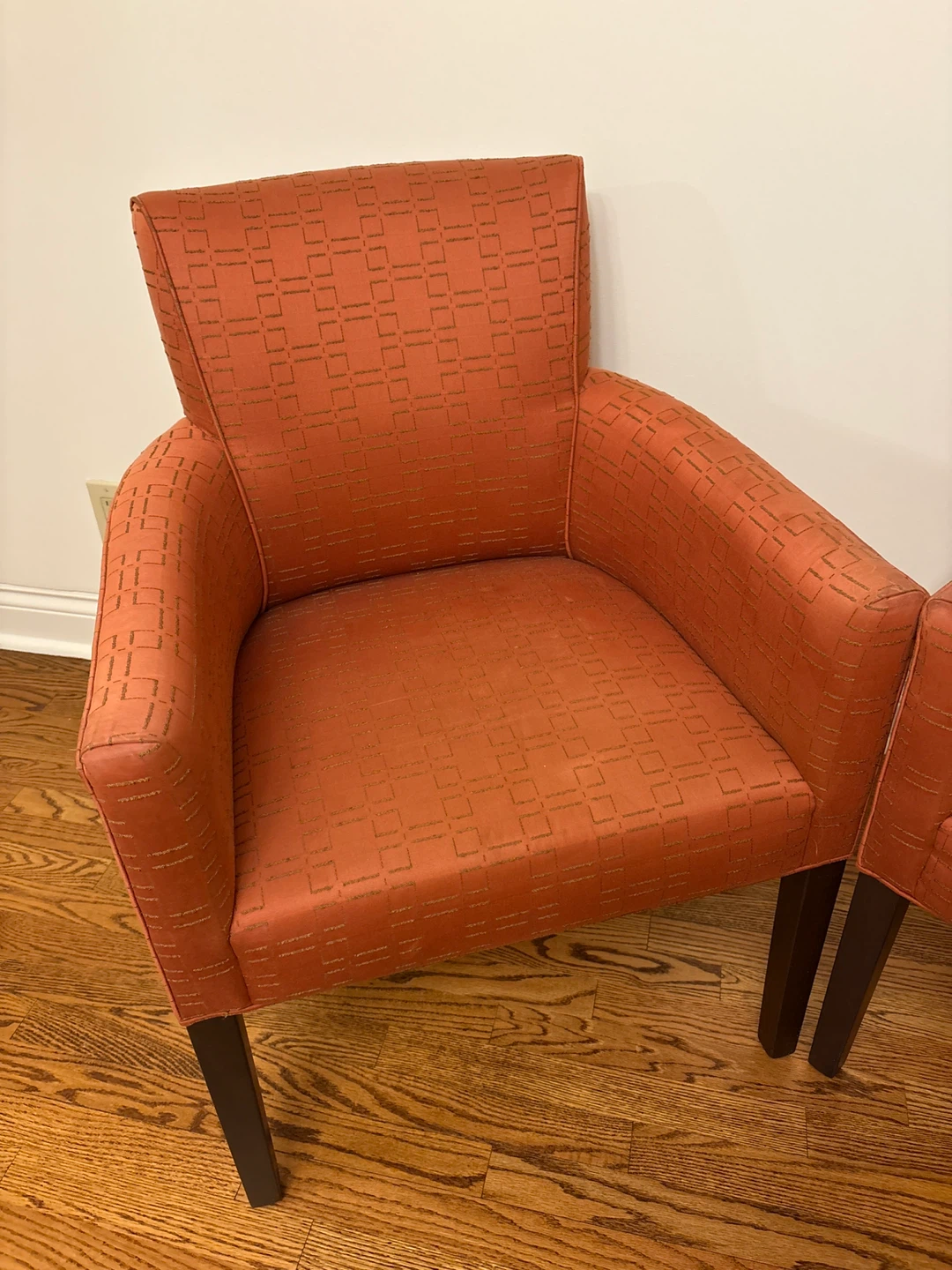 Orange Accent Chairs (Set of 2) - photo 2