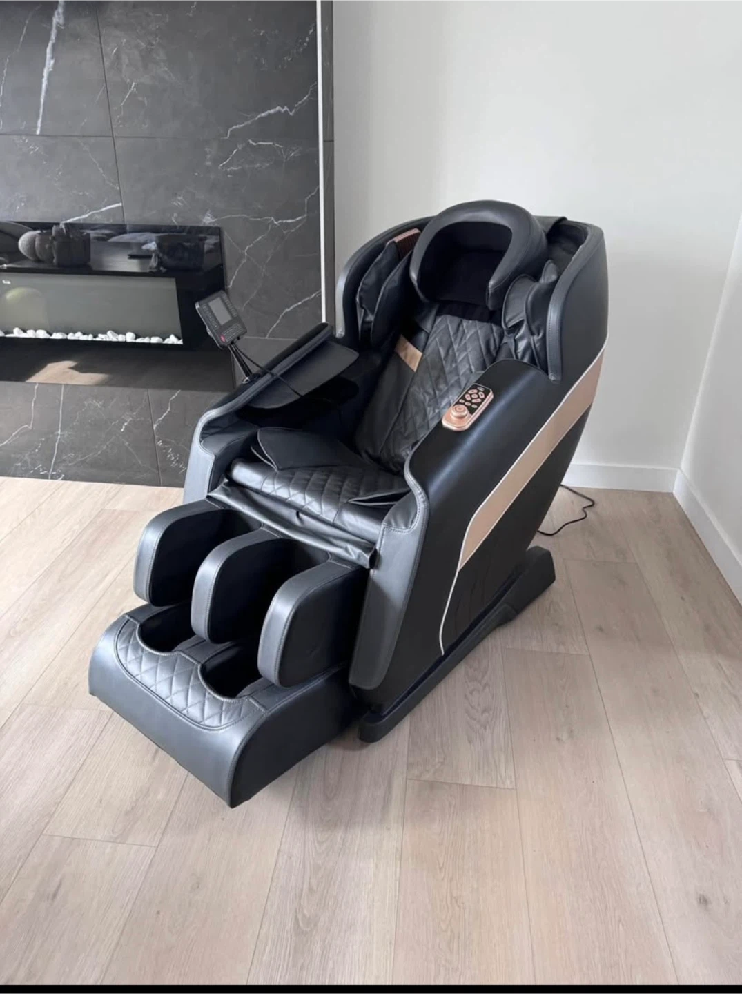 Full Body Massage Chair - White and Grey - photo 5