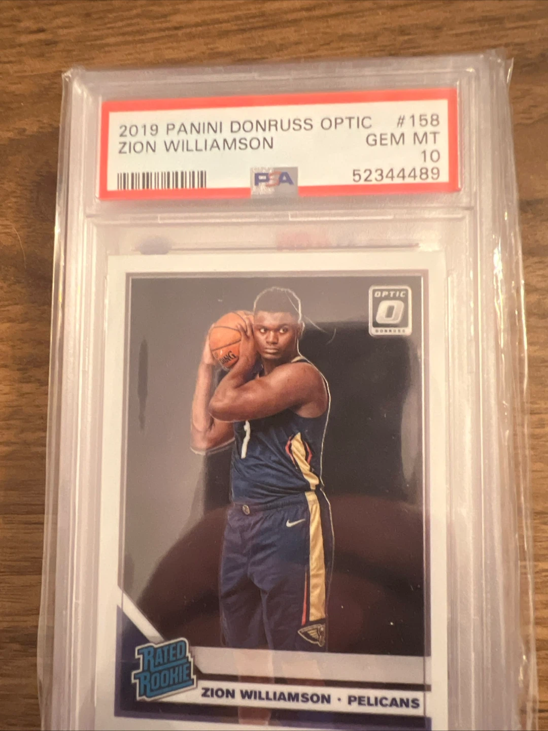 2019 Panini Donruss Optic Zion Williamson #158 PSA 10 Gem Mint