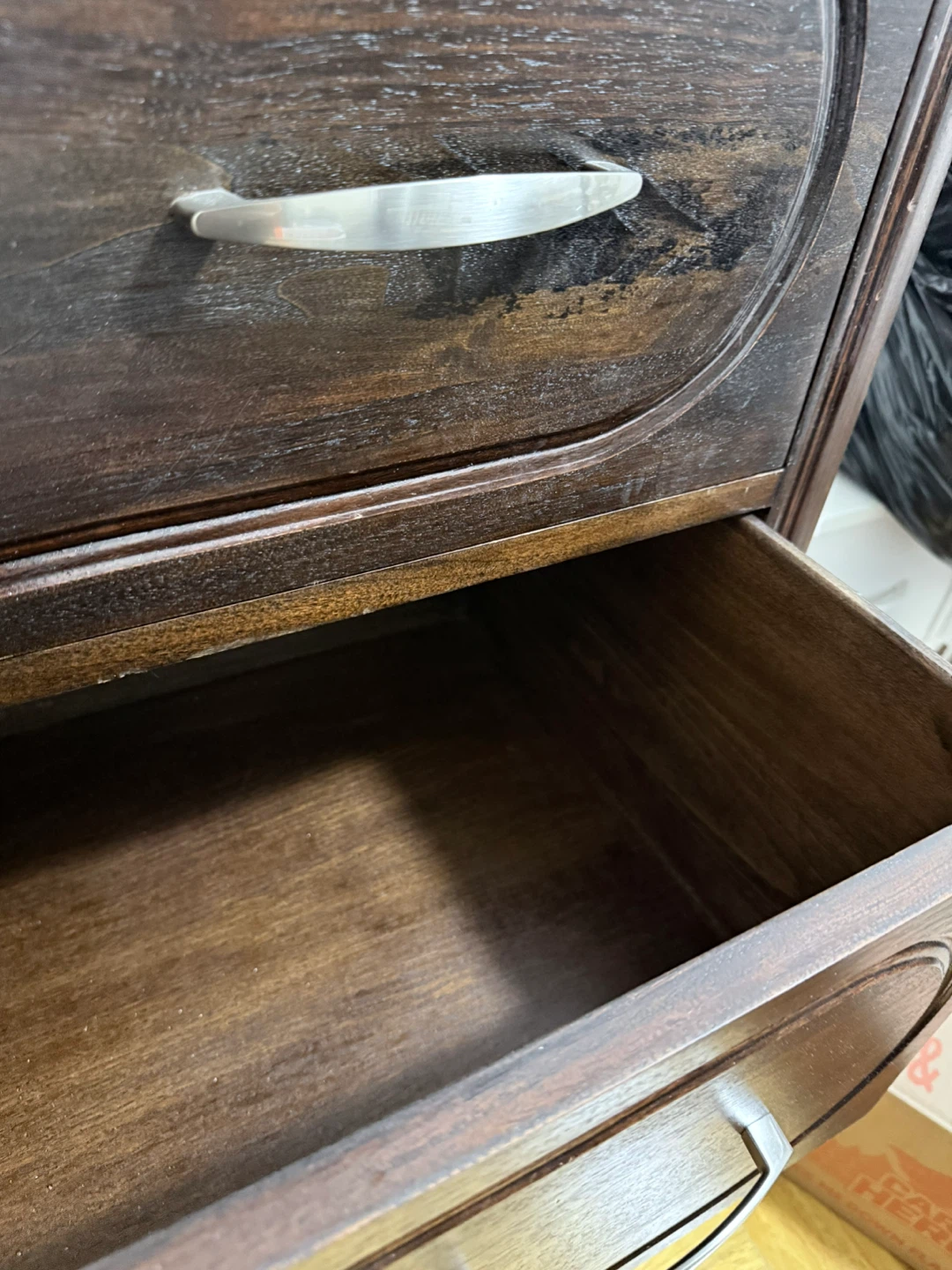 Dark Wood 5-Drawer Dresser - photo 2