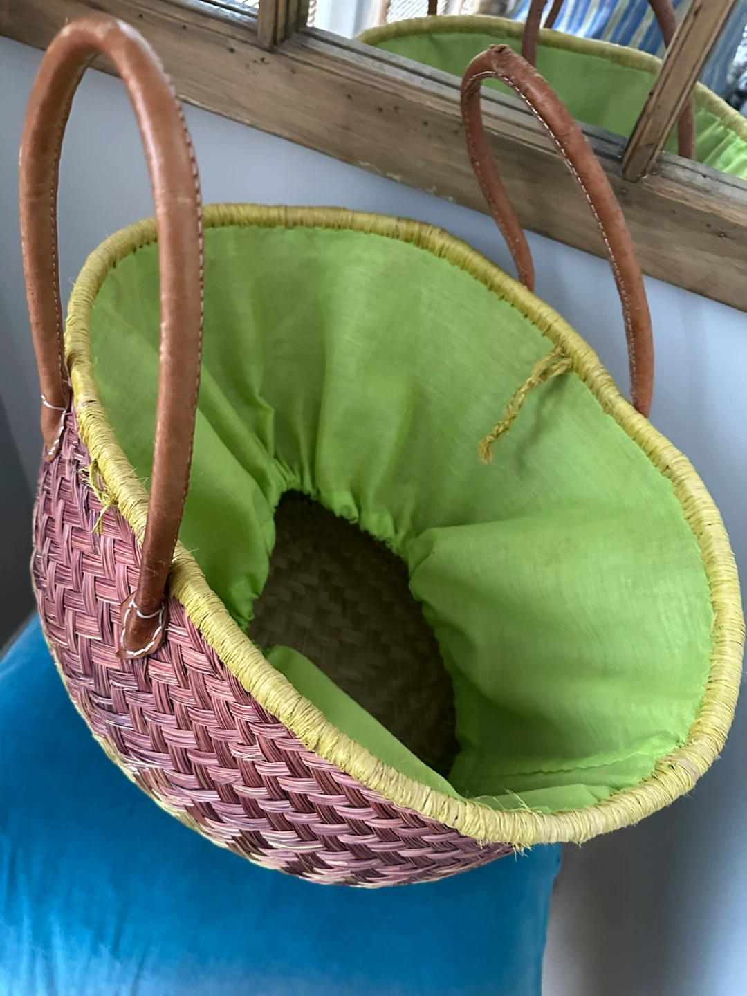 Woven Straw Tote Bag - photo 4