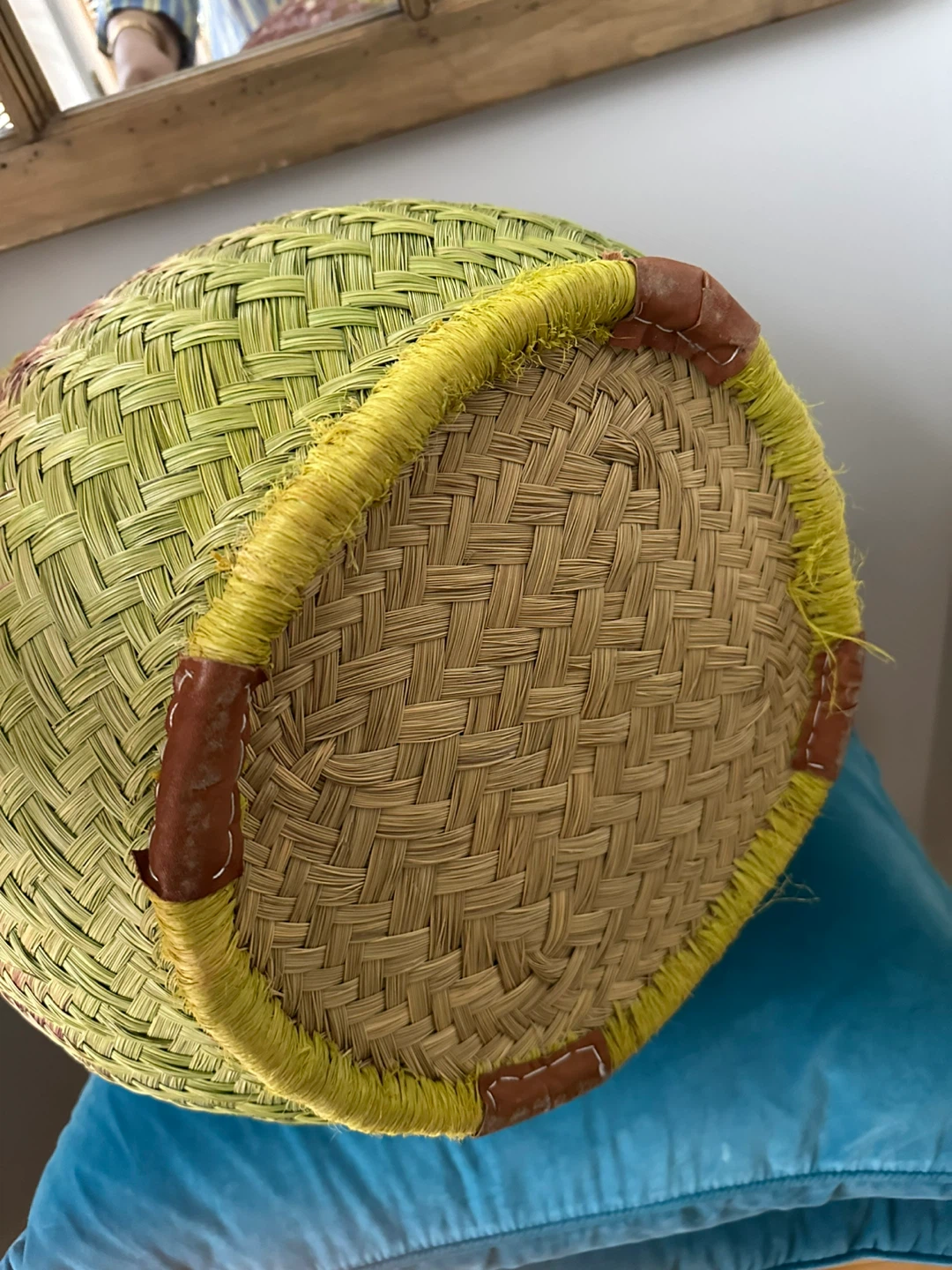 Woven Straw Tote Bag - photo 2