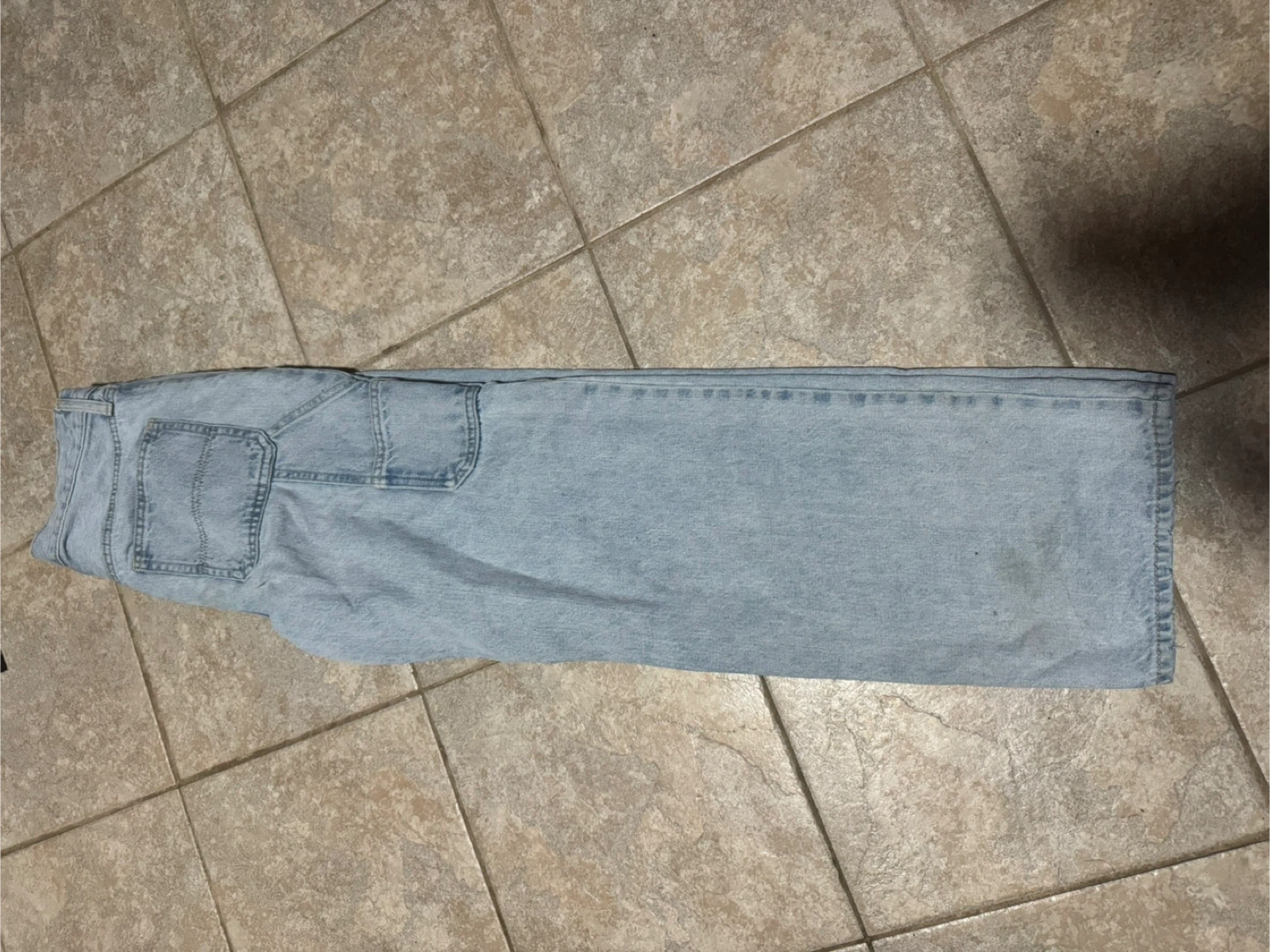 Light Wash Wide Leg Jeans - photo 2
