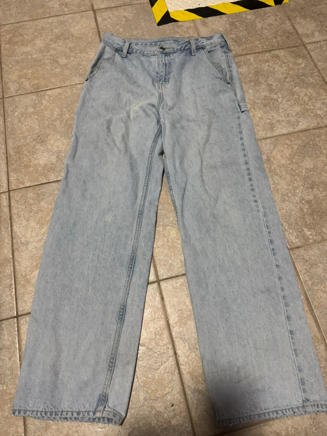 Light Wash Wide Leg Jeans