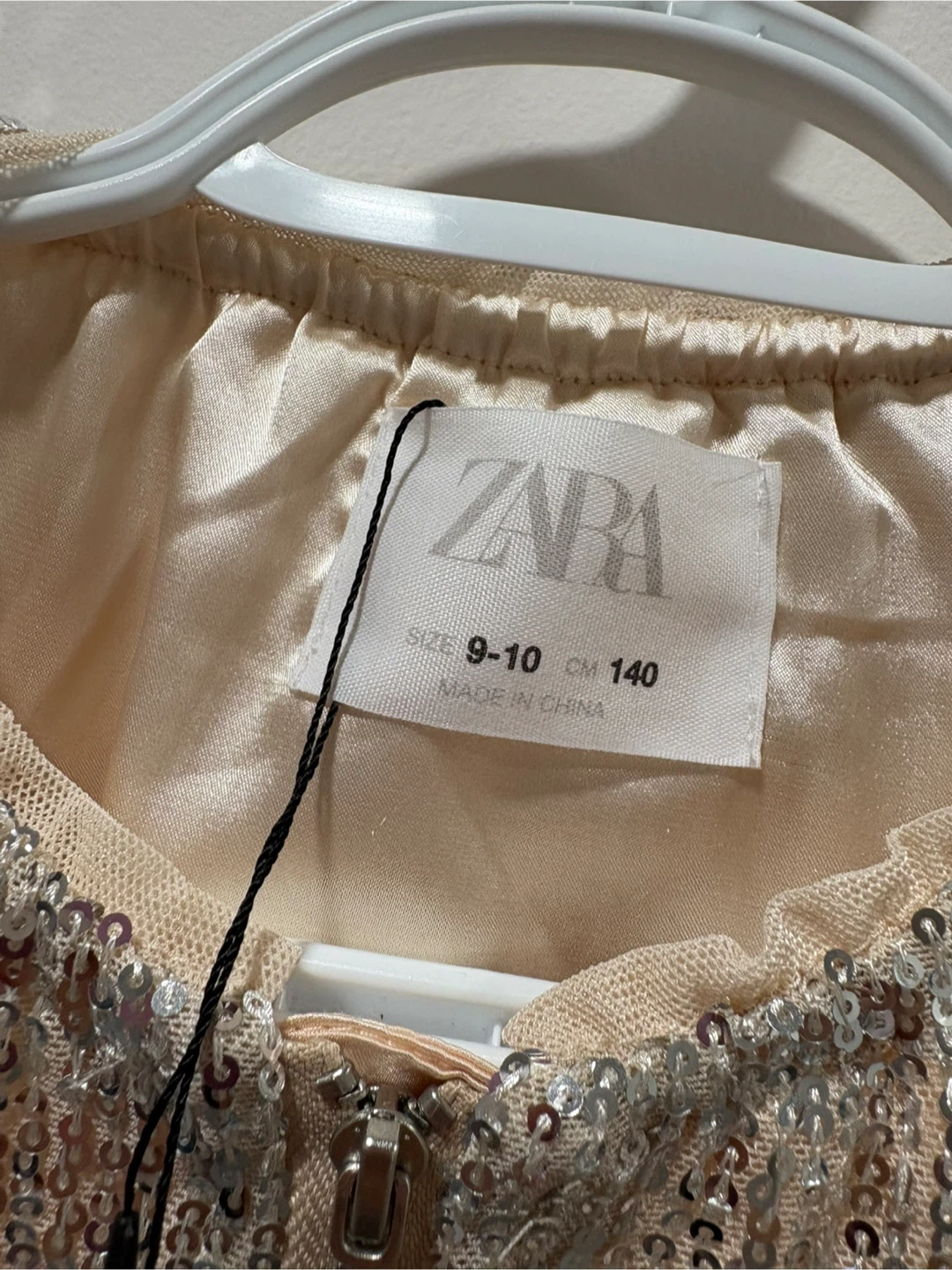 Zara Girls Sequin Bomber Jacket Size 9-10 Years - photo 2