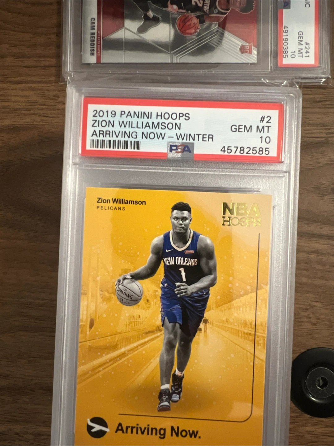 2019 Panini Hoops Zion Williamson Trading Card #2 GEM MT 10
