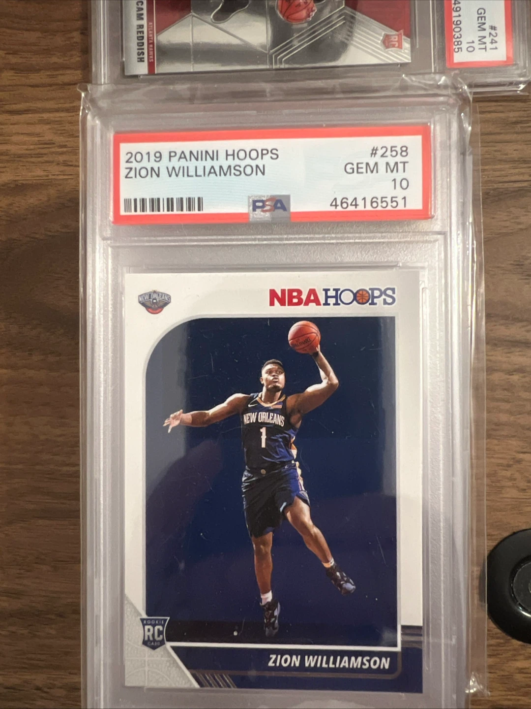 2019 Panini Hoops Zion Williamson #258 PSA 10 Gem Mint Card