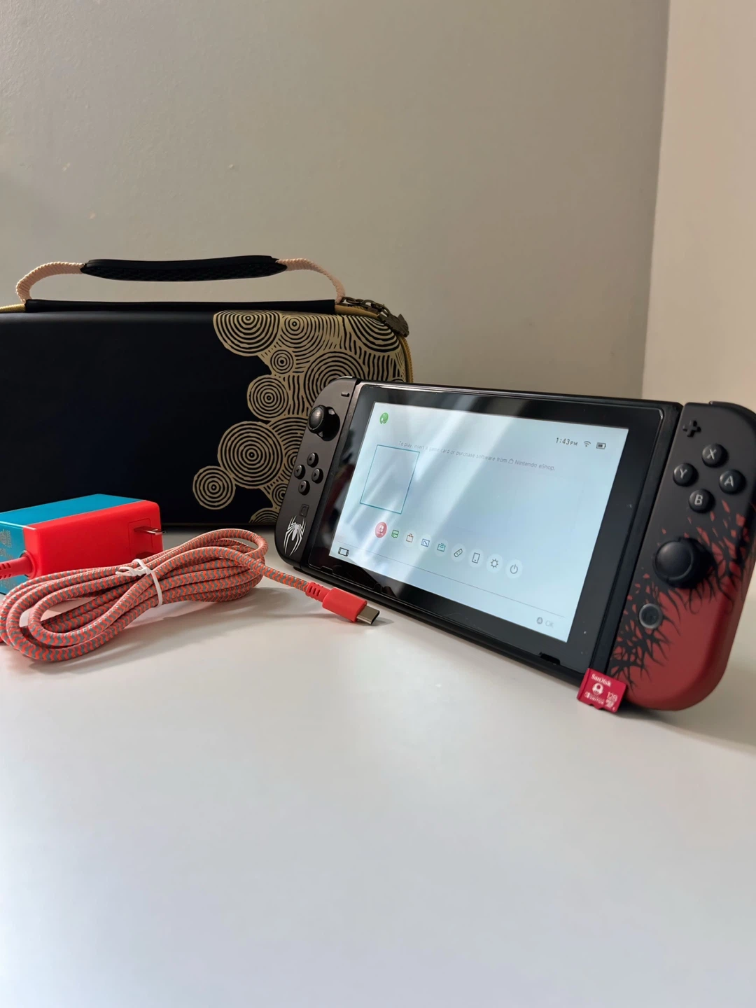 Nintendo Switch V2 - 128GB - Spider-Man 2 Joy-Cons Bundle