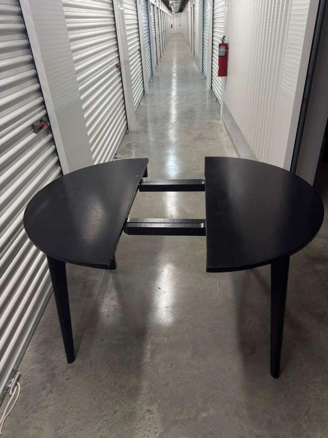 Black wood table - photo 3