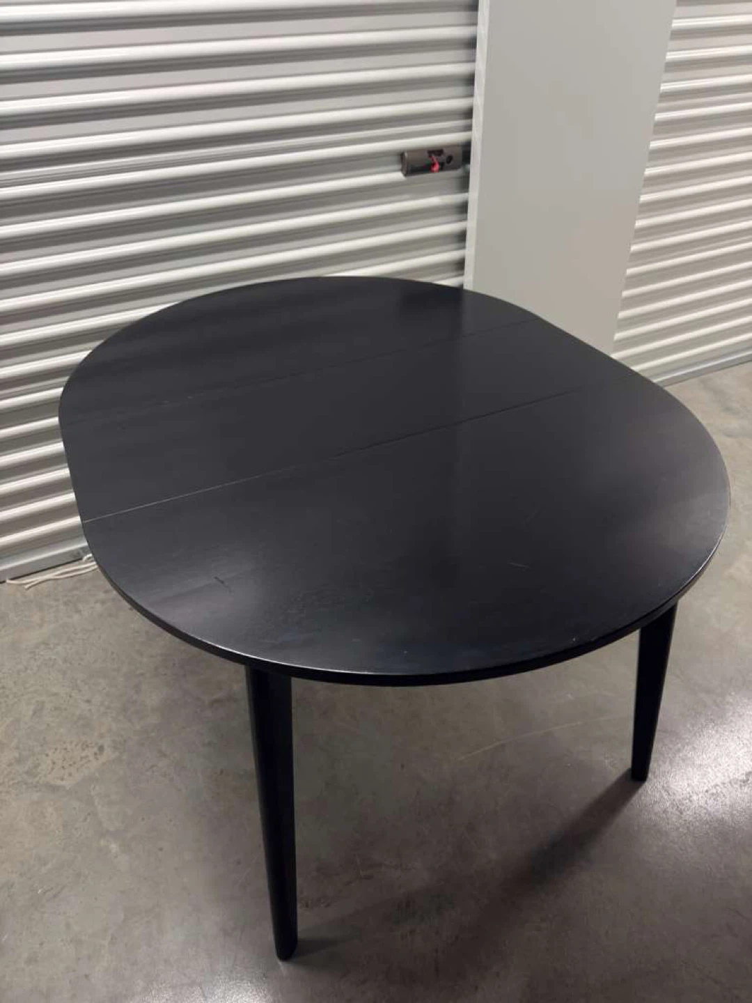 Black wood table - photo 5