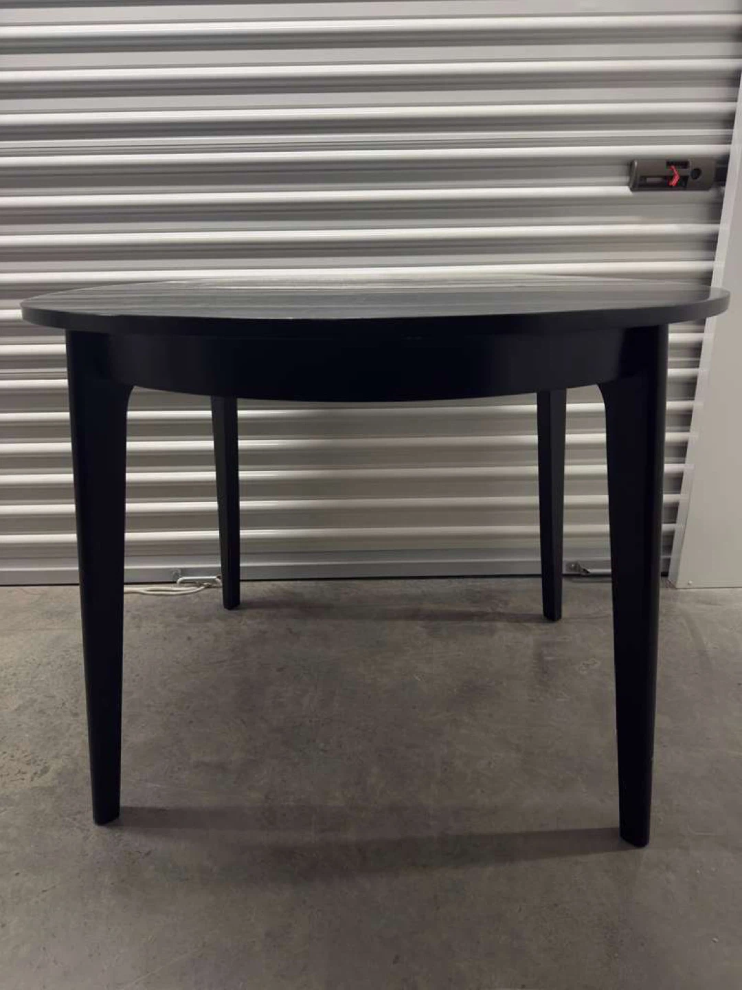 Black wood table - photo 2