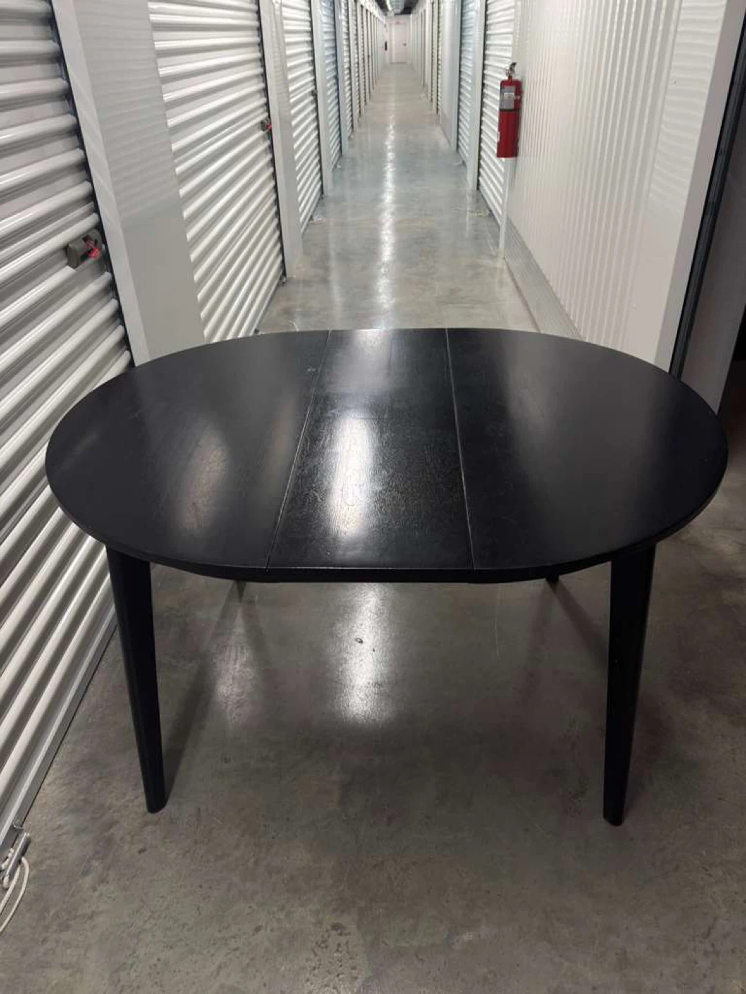 Black wood table - photo 4