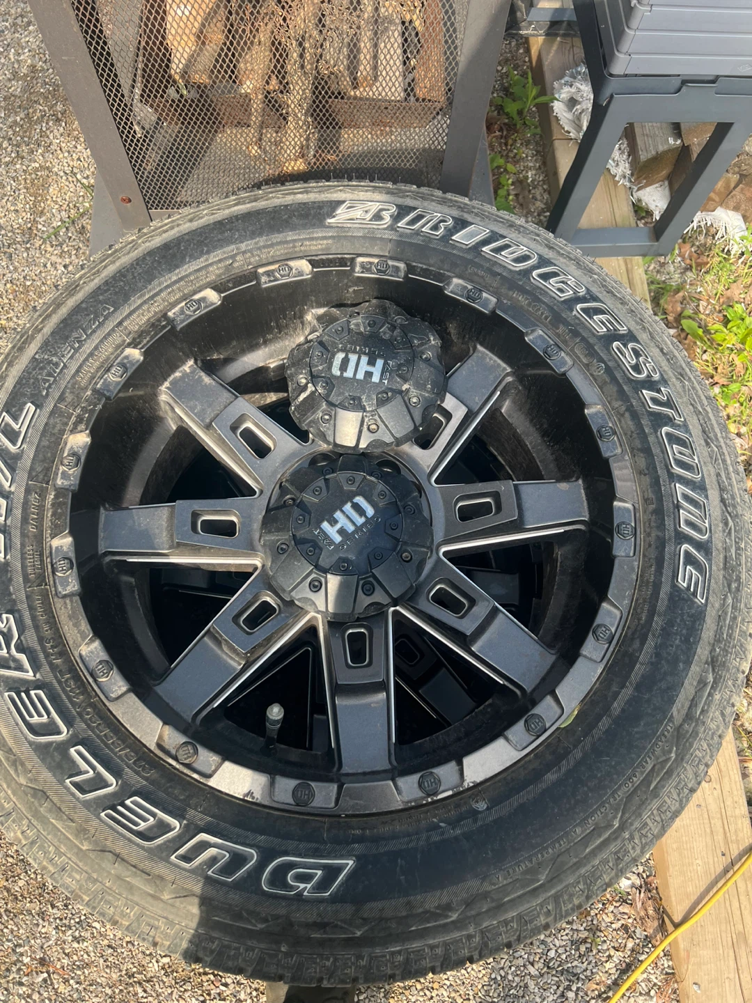 HD Wheels with Bridgestone Dueler H/L Tires