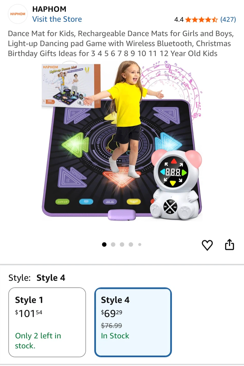 Light up mat for kids with Bluetooth - photo 3