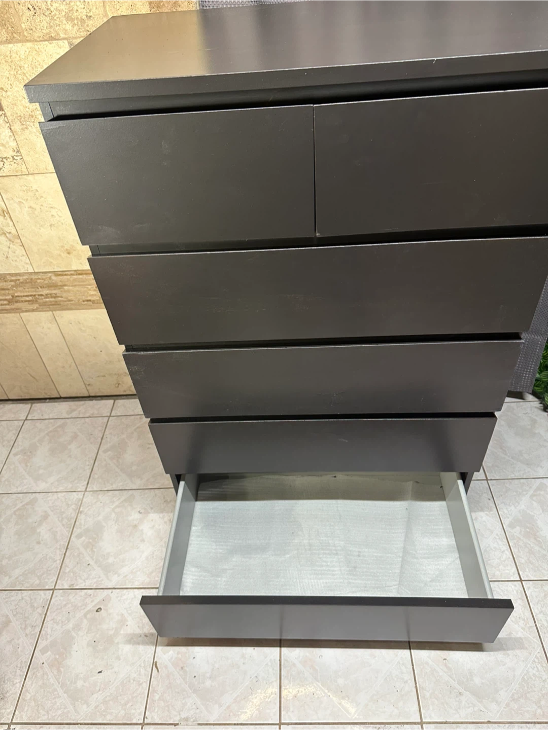IKEA Dark Grey 6-Drawer Dresser - photo 4