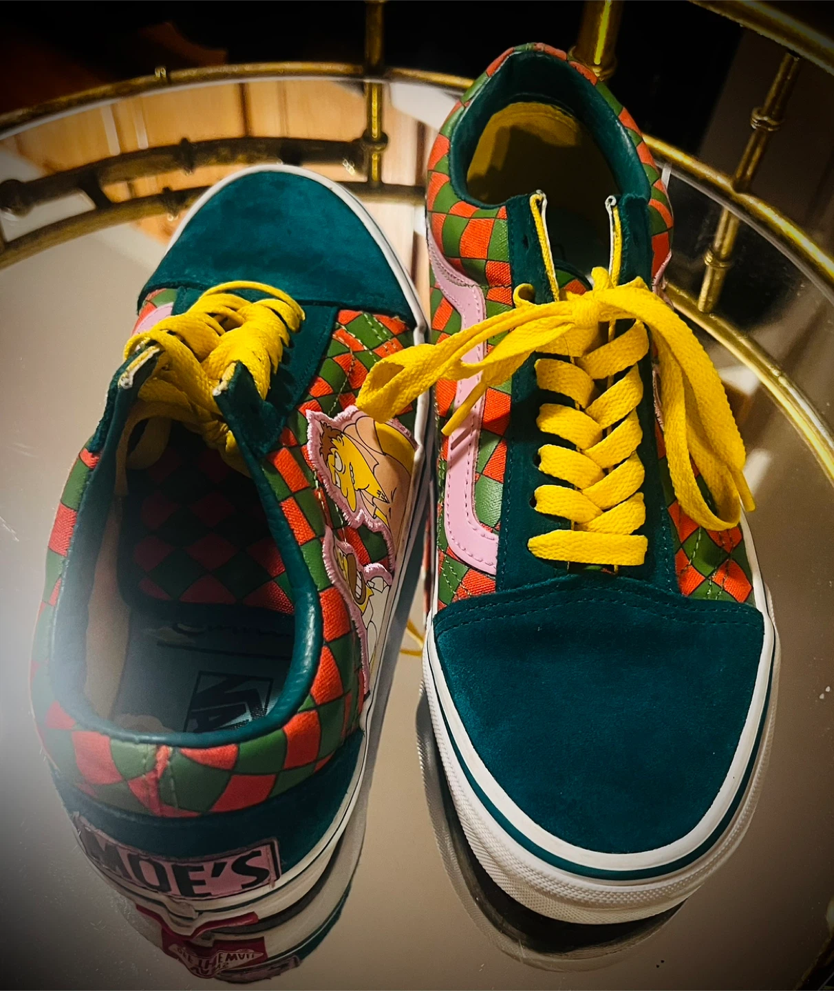 VANS x The Simpsons Moe's Tavern Sneakers M 6.5Y /W 8 - photo 2