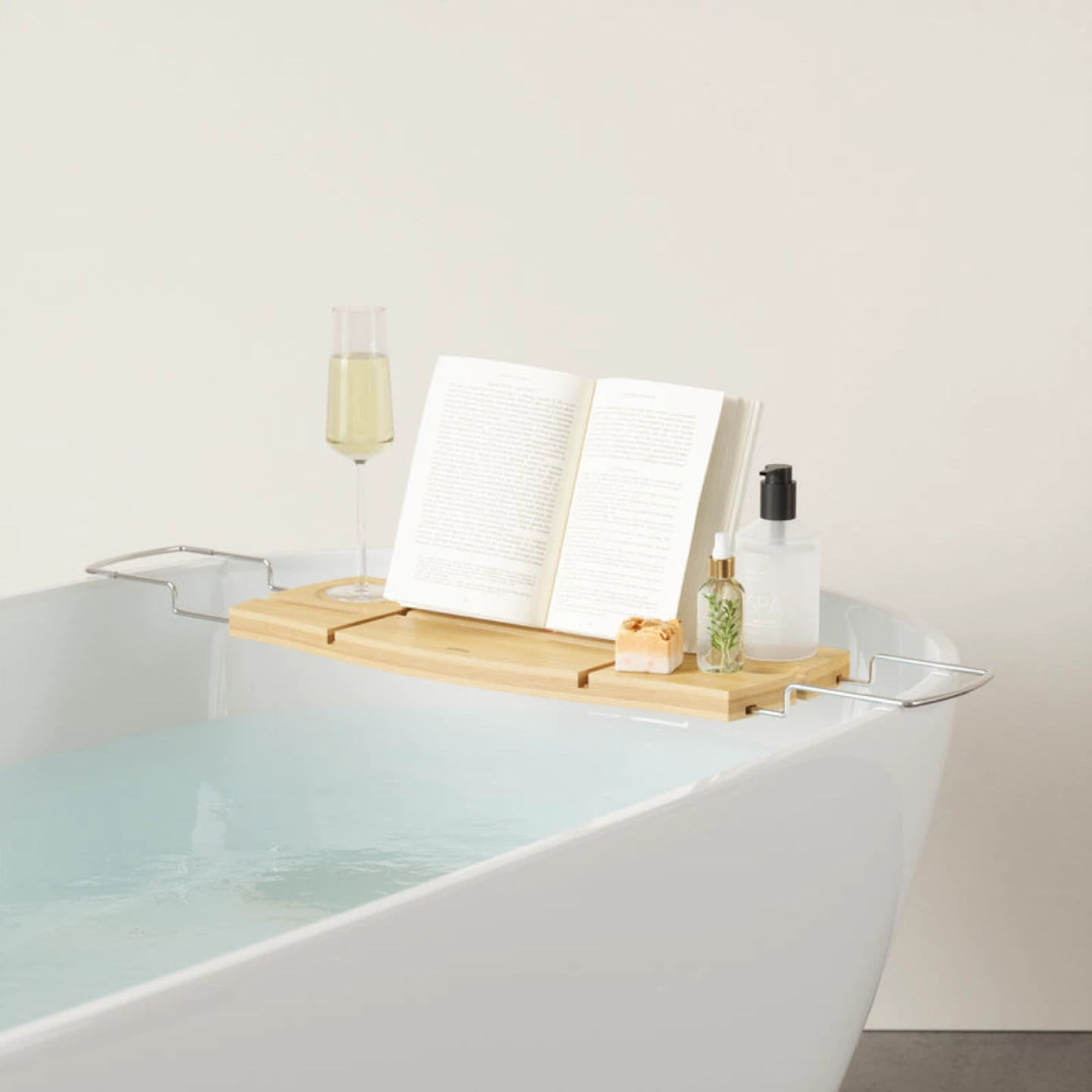 Umbra Bamboo Bath Caddy Tray - photo 5