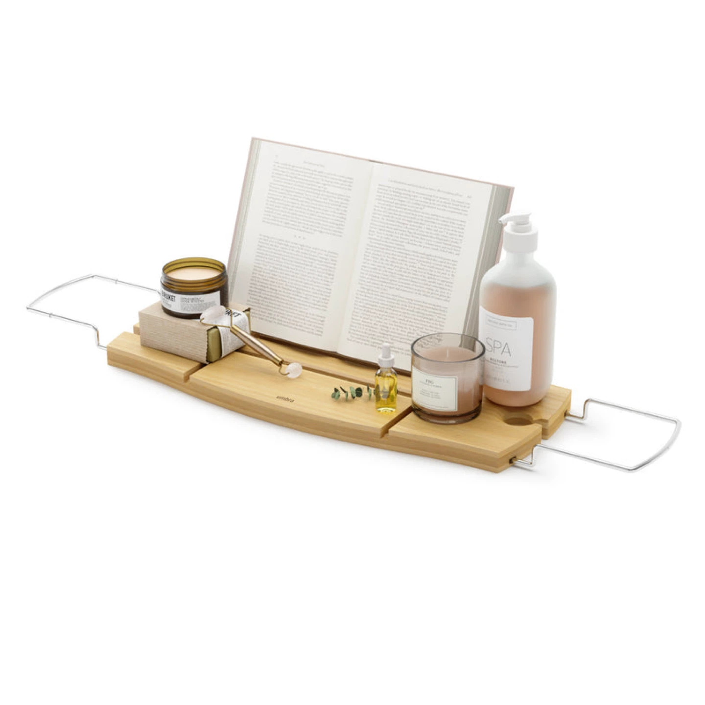 Umbra Bamboo Bath Caddy Tray