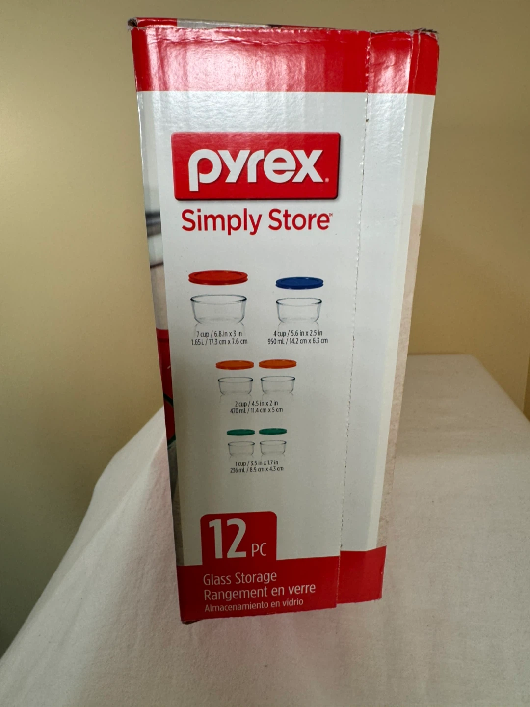 Pyrex Simply Store 12 Piece Glass Food Storage Container Set - photo 3