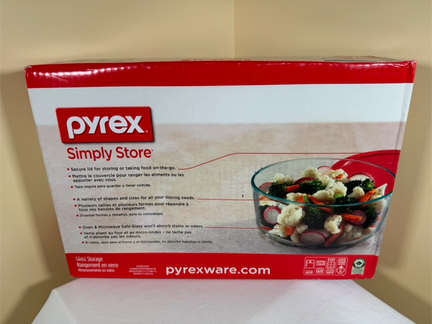Pyrex Simply Store 12 Piece Glass Food Storage Container Set - photo 4