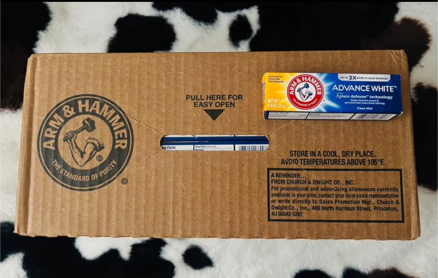 Arm&Hammer Advance White Toothpaste 0.9 oz  - VALUE PACK of 72