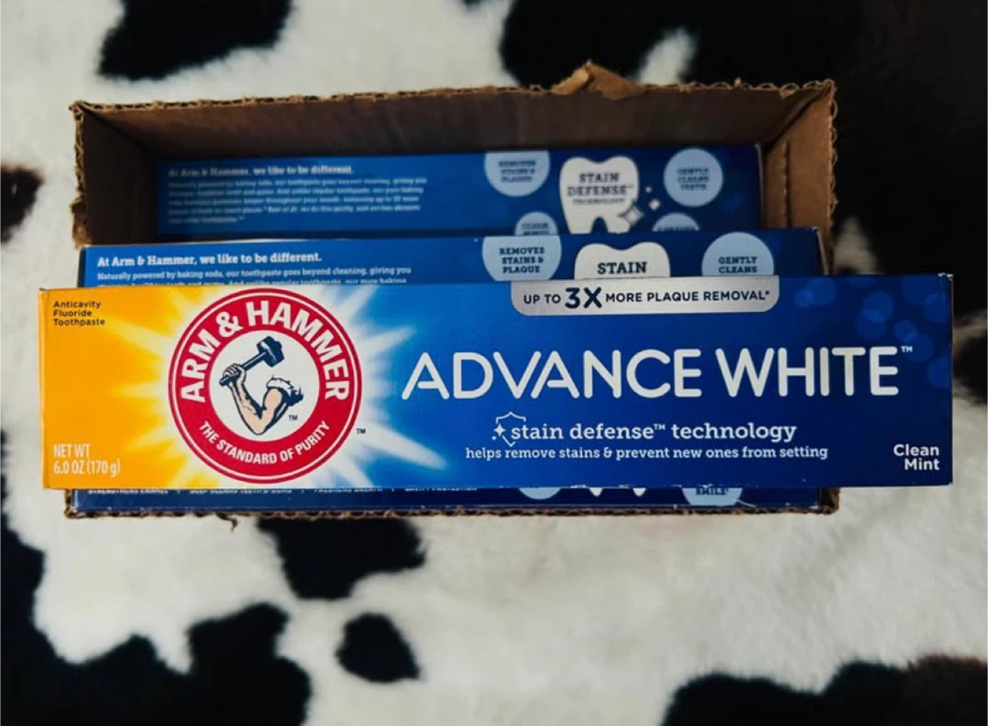 Set of 6 - Arm& Hammer Advance White Toothpaste 6.0 oz