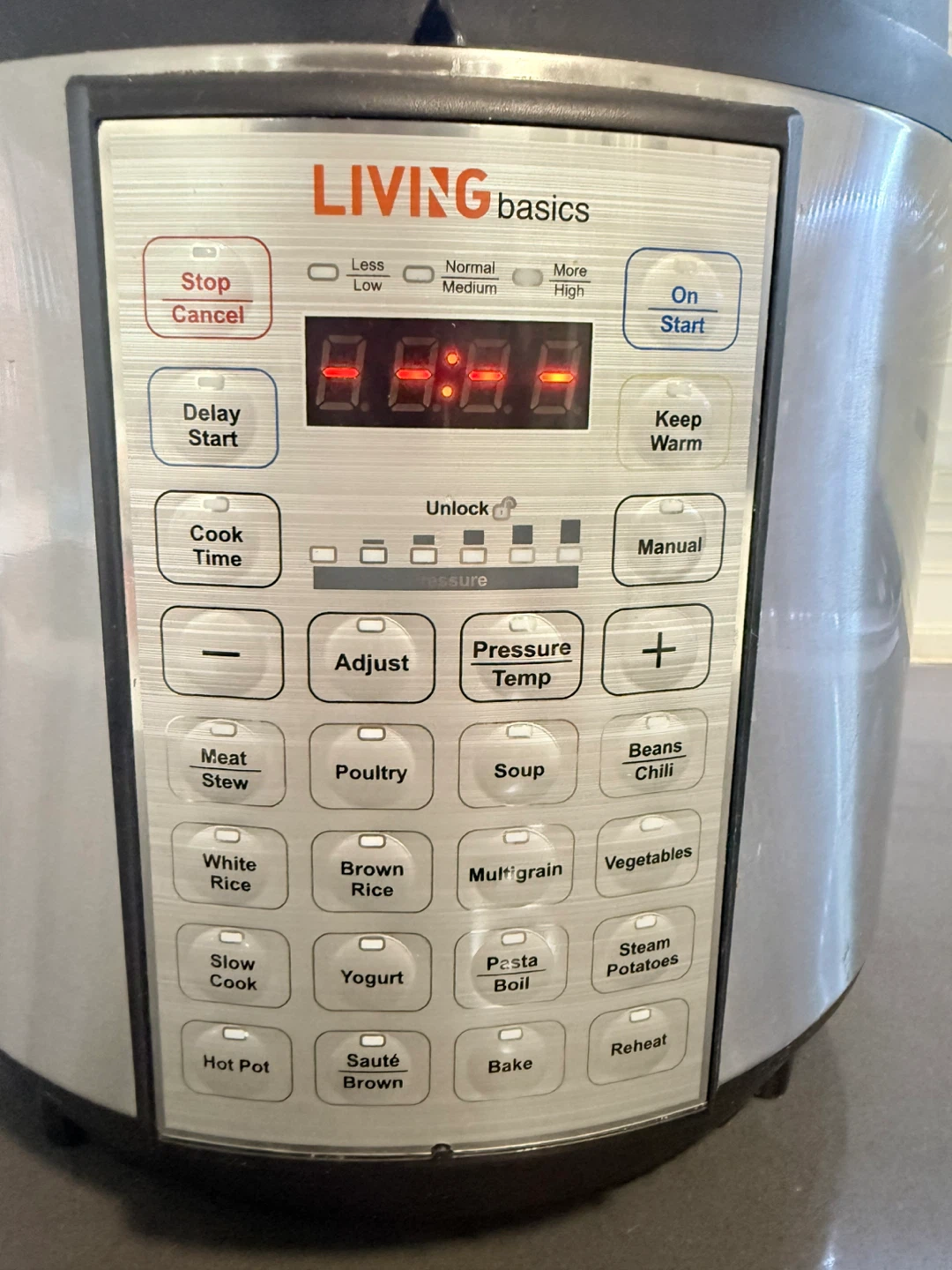 LIVING basics Multi-Function Electric Pressure Cooker - photo 2