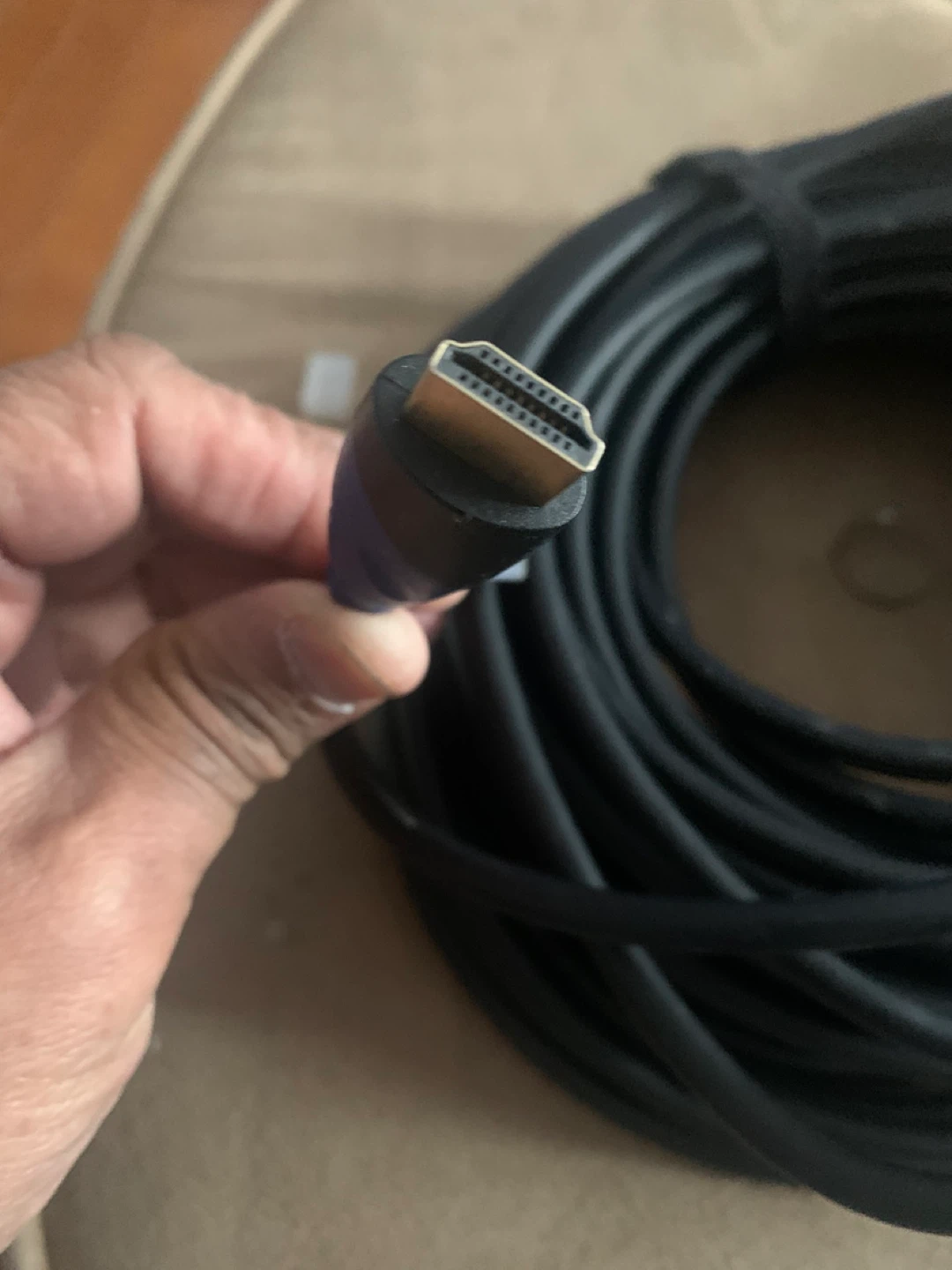 Black HDMI Cable