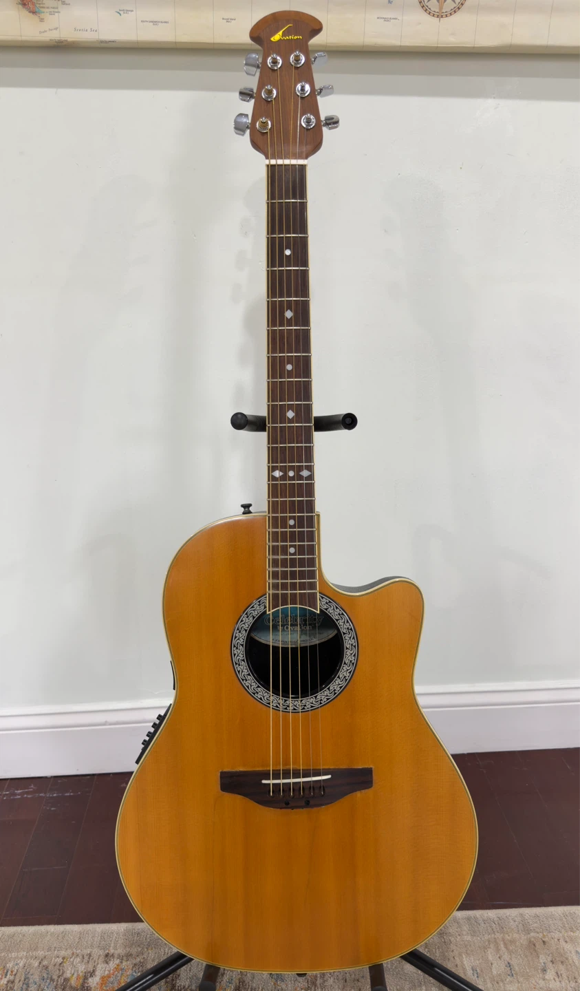 Ovation Celebrity Acoustic Electric Guitar with Hardshell Case - photo 2